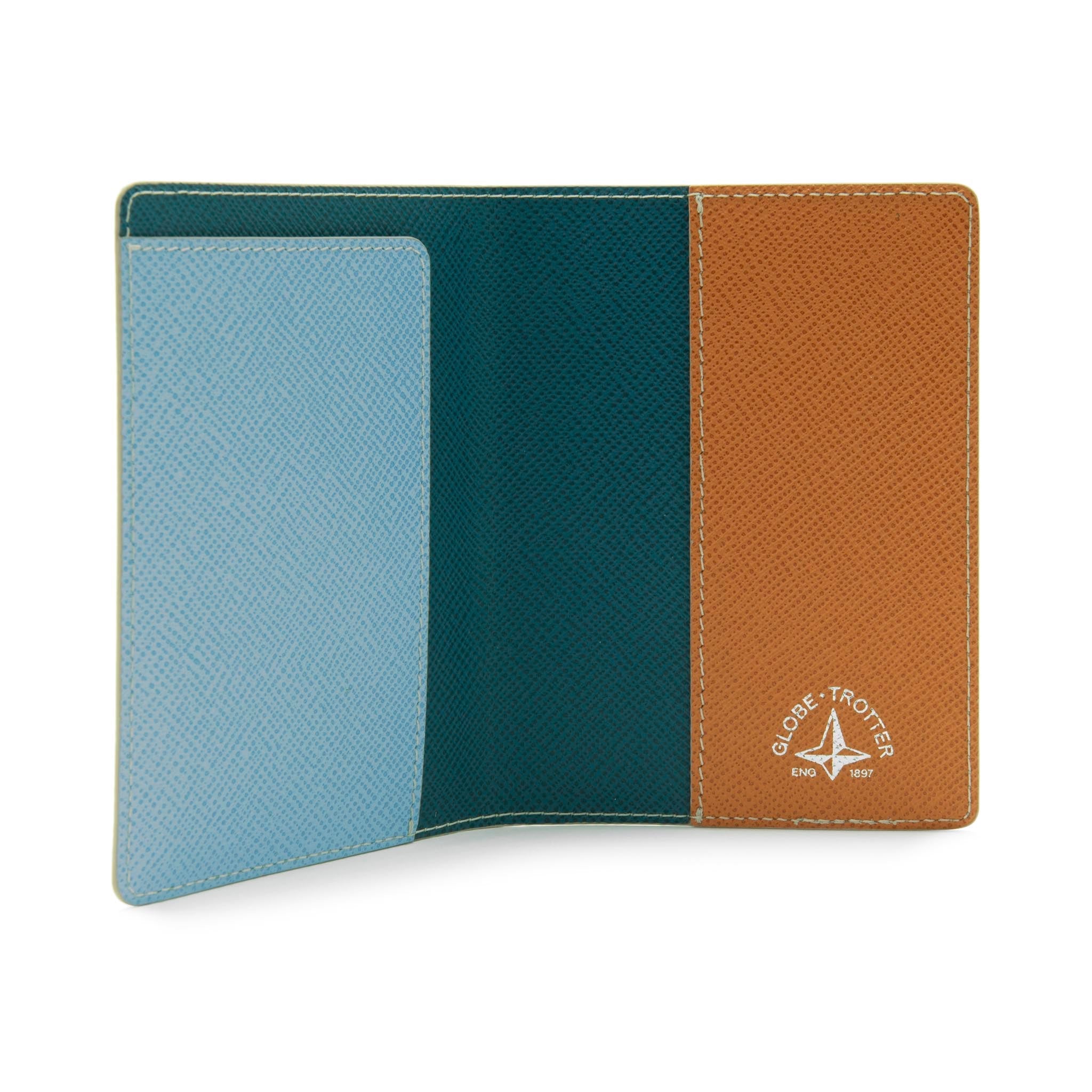 Jet · Passport Sleeve | Teal/Baby Blue/Orange