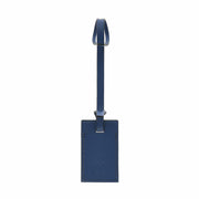 The London Square Collection · Luggage Tag | Cobalt/Chrome - GLOBE-TROTTER