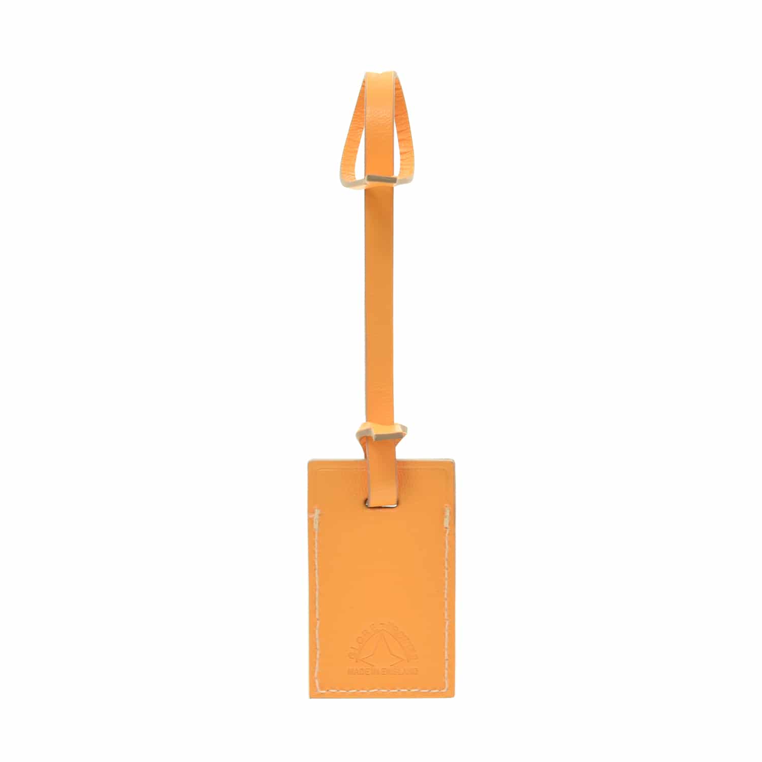 The London Square Collection · Luggage Tag | Yellow/Chrome - GLOBE-TROTTER