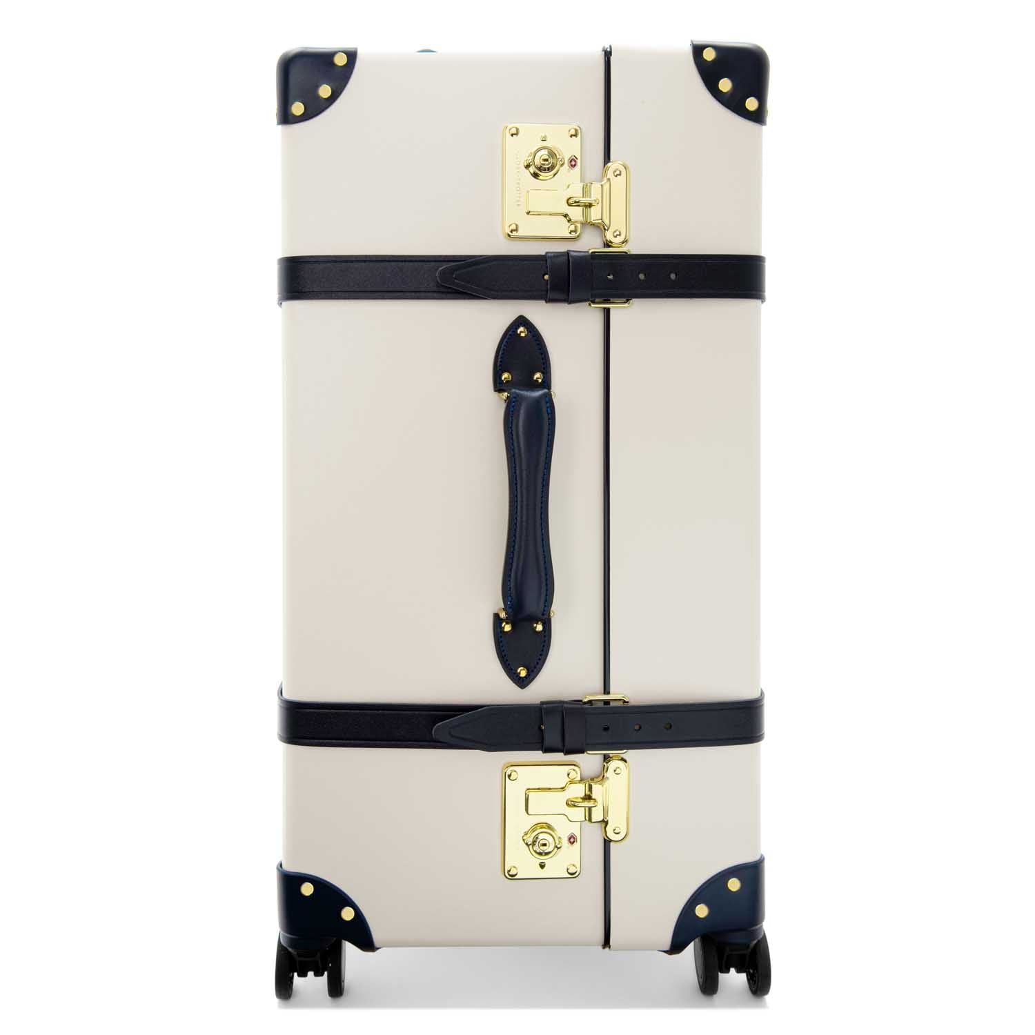 Centenary · XL Trunk - 4 Wheels | Ivory/Navy/Brass