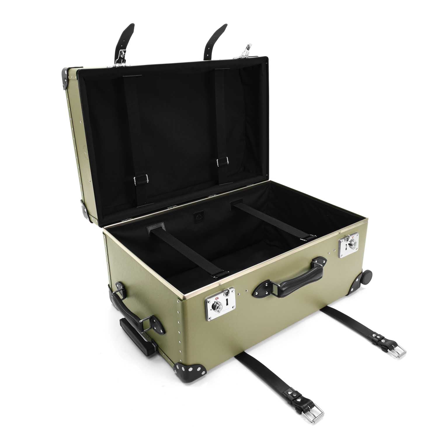 Centenary · XL Trunk - 4 Wheels | Olive/Black/Chrome