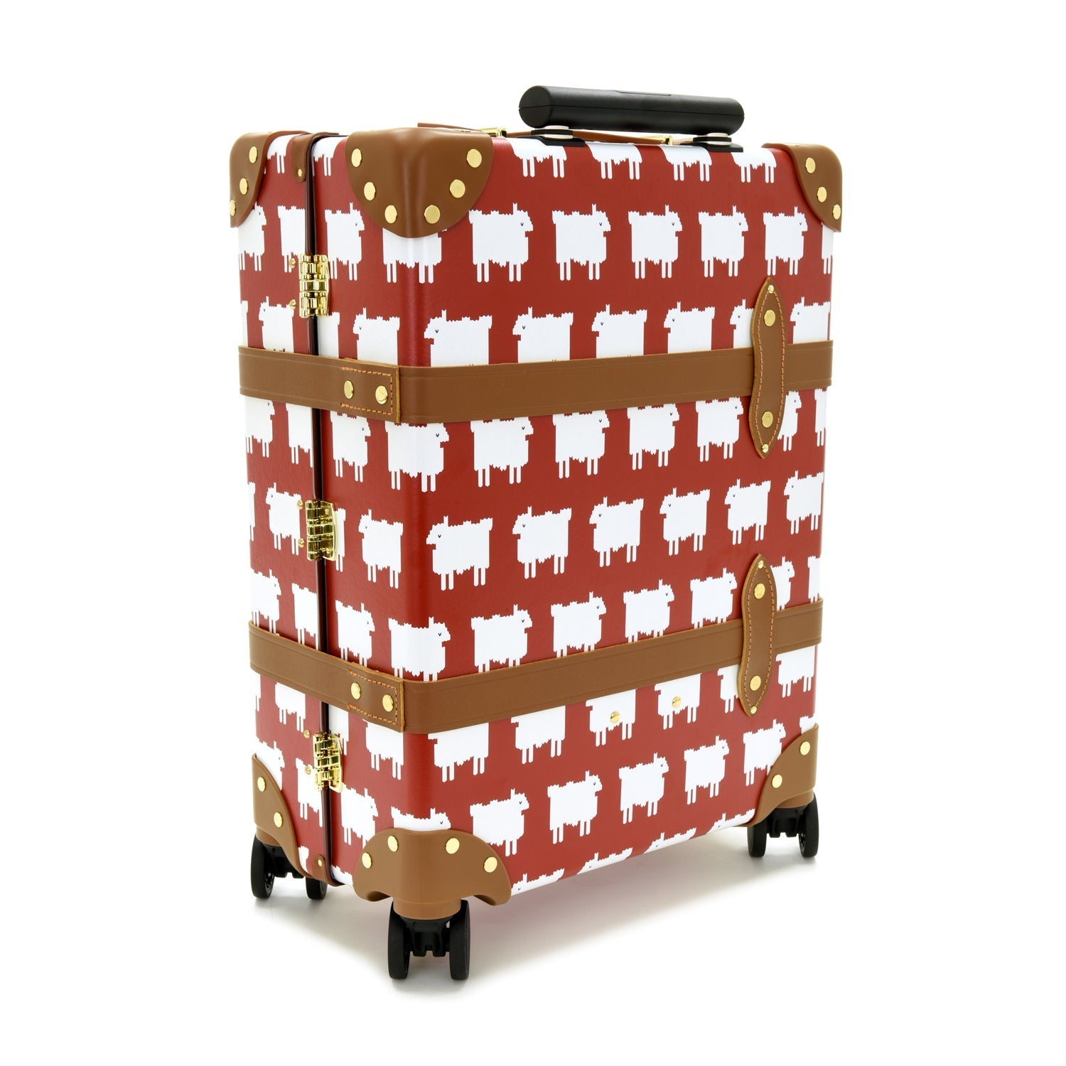 Warm & Wonderful · Carry-On - 4 Wheels | Red/Caramel - GLOBE-TROTTER