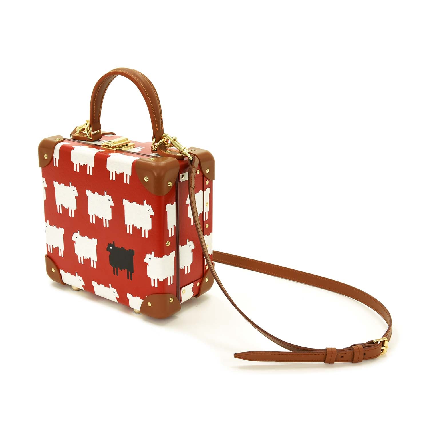 Warm & Wonderful · London Square | Red/Caramel - GLOBE-TROTTER