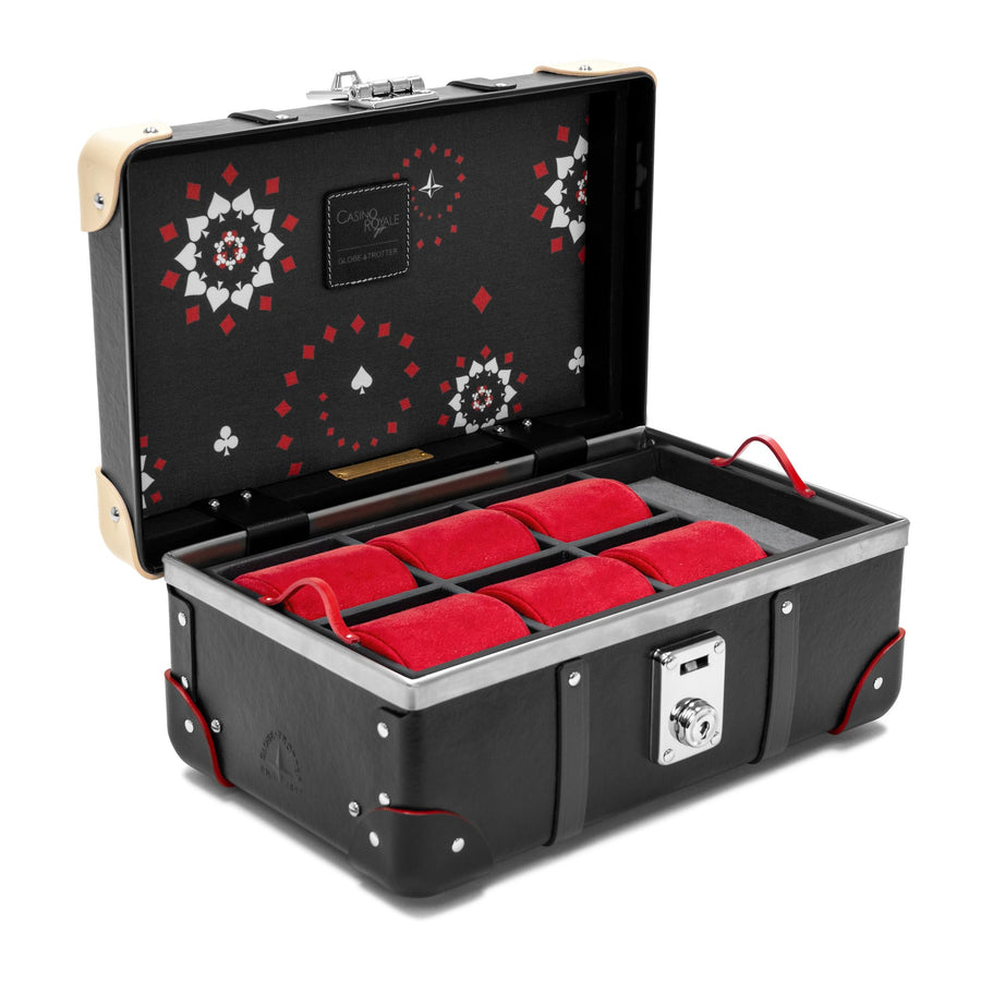 Casino Royale · 6-Slot Watch Case | Black/Graphite/Chrome – first image