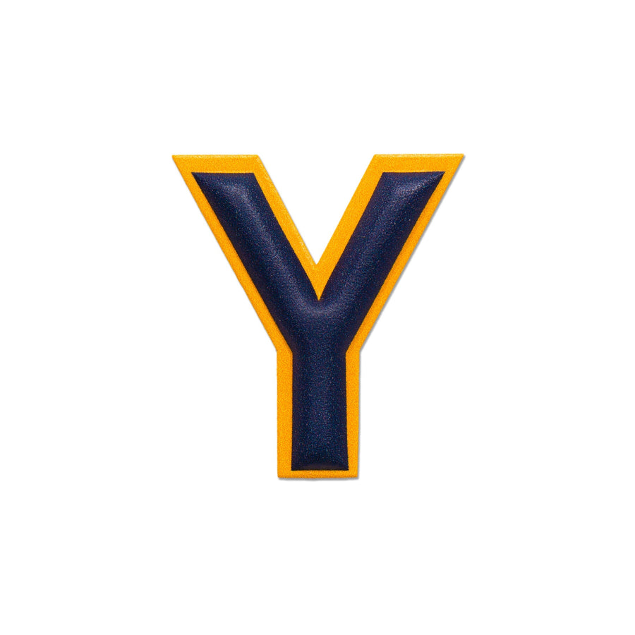 Alphabet · Leather Sticker | Yellow/Dark Blue | Y – first image