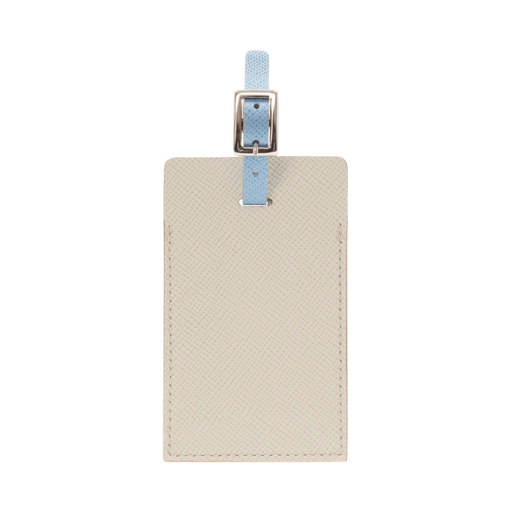 Jet · Large Luggage Tags | Yellow/Ivory/Baby Blue/Chrome