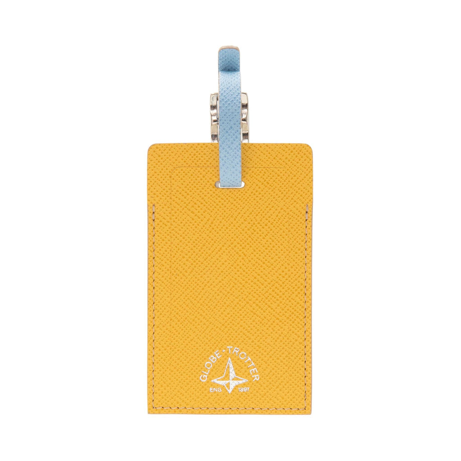 Jet · Luggage Tag | Yellow/Ivory/Chrome – first image