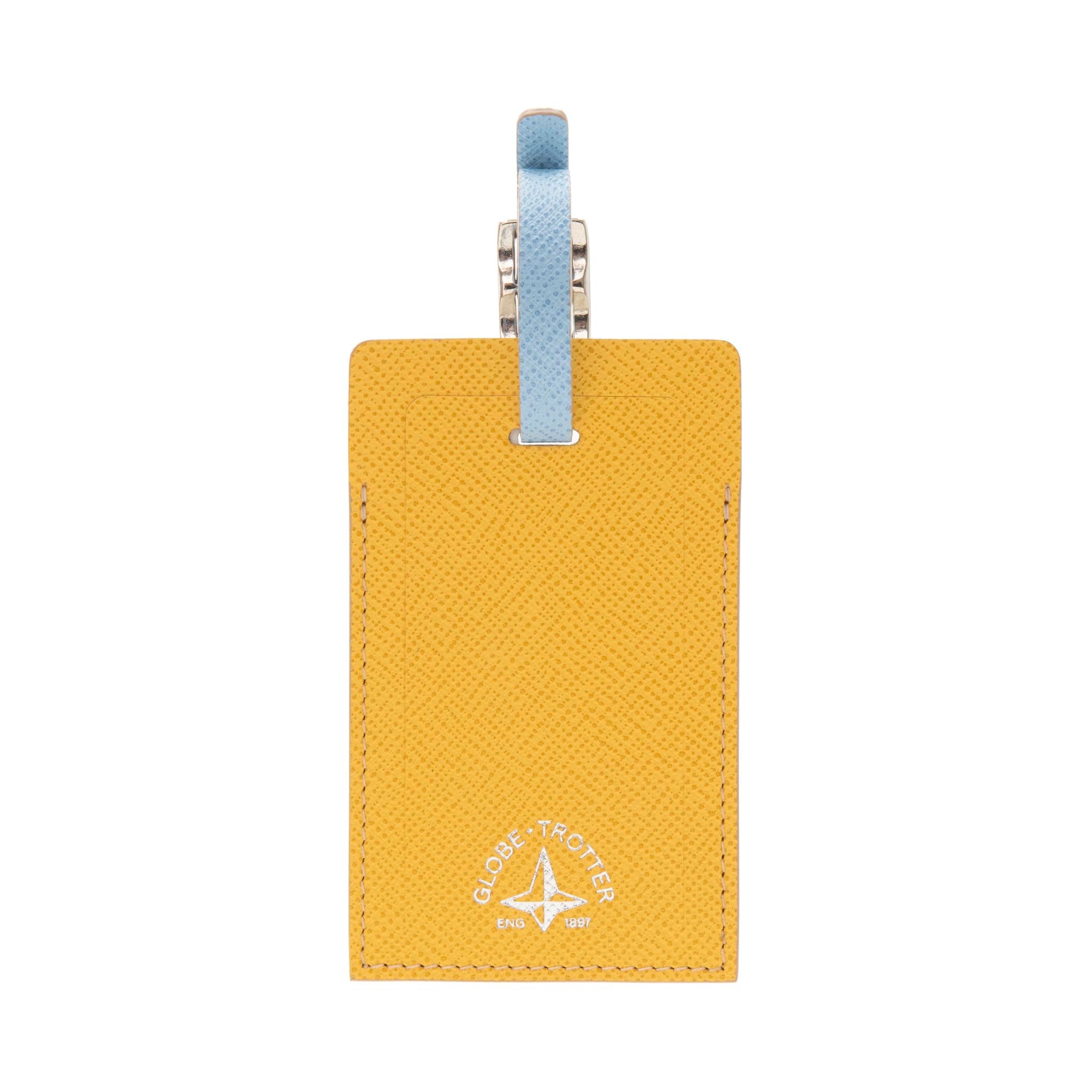 Jet · Large Luggage Tags | Yellow/Ivory/Baby Blue/Chrome