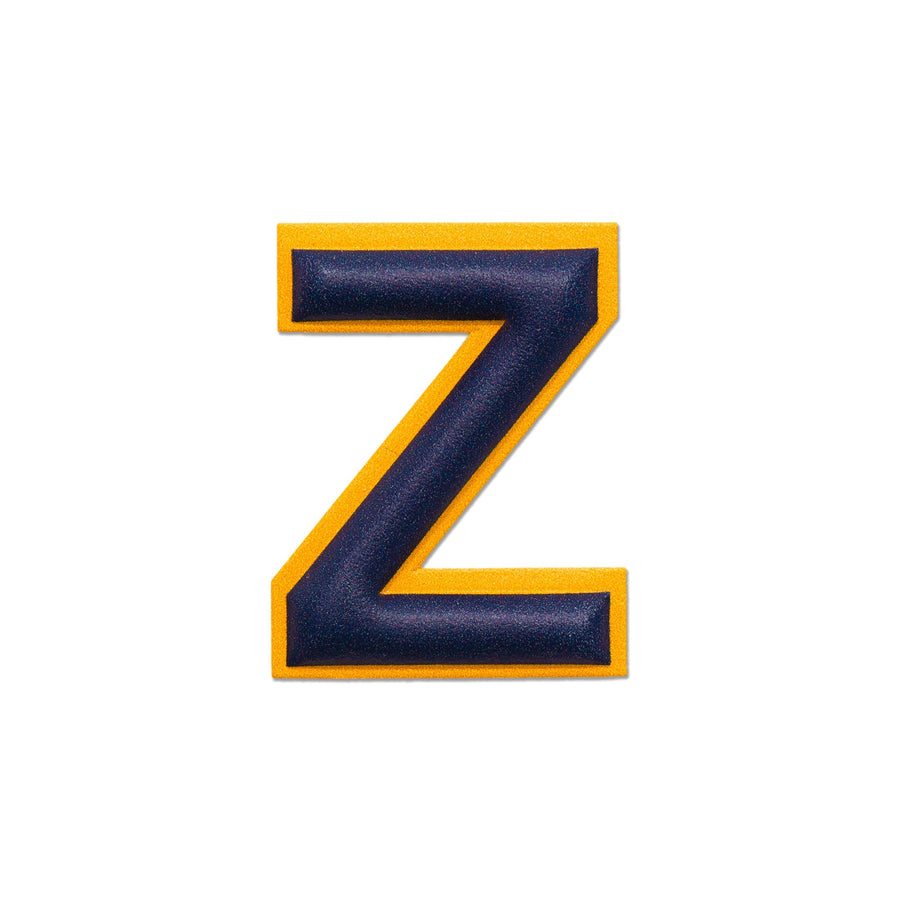 Alphabet · Leather Sticker | Yellow/Dark Blue | Z – first image