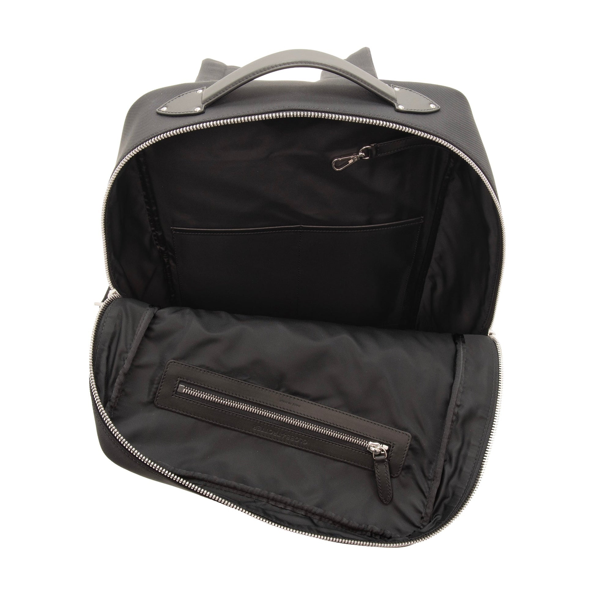 Globe-Trotter | Leather Backpack | Black