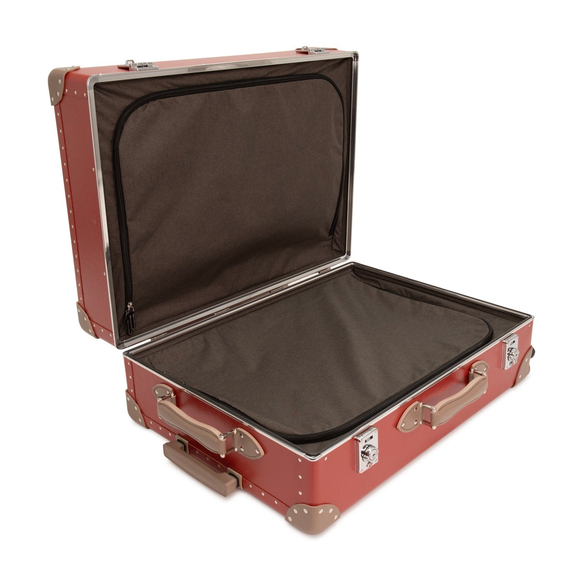 Metropolis · Large Check-In | Red/Moss/Chrome