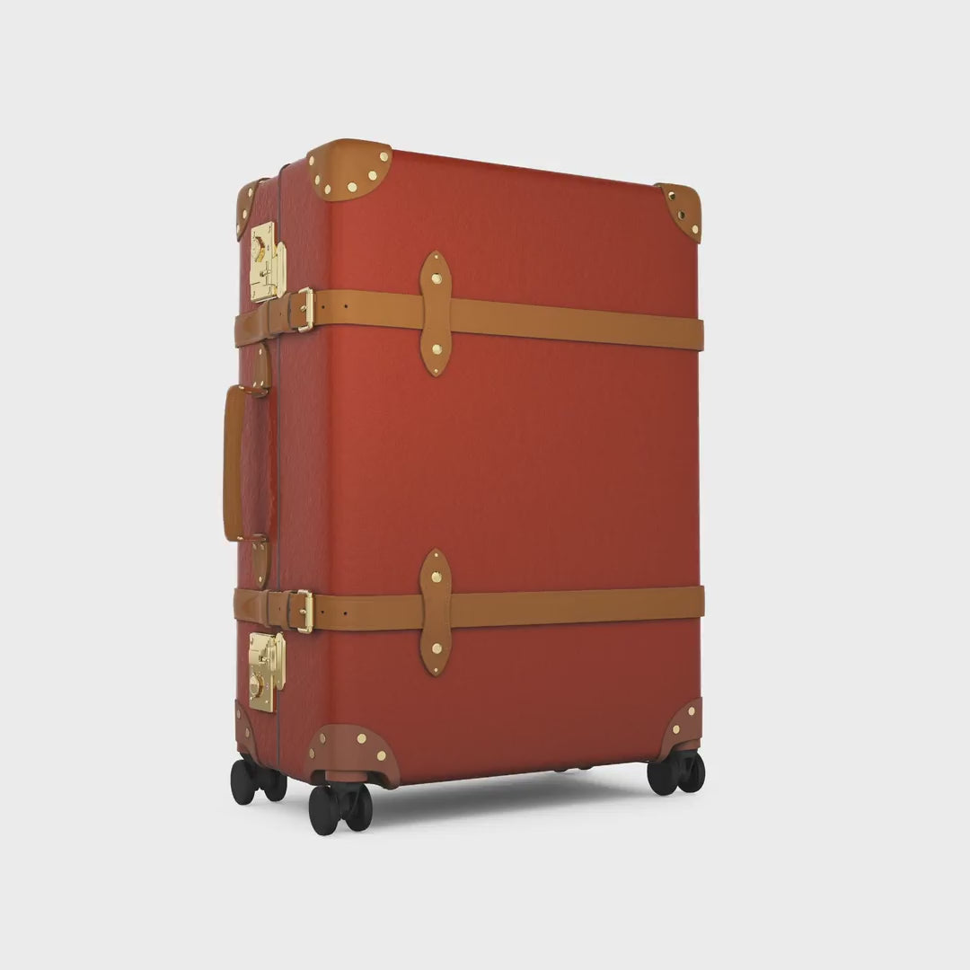 Centenary · Carry-On - 4 Wheels | Red/Caramel/Gold