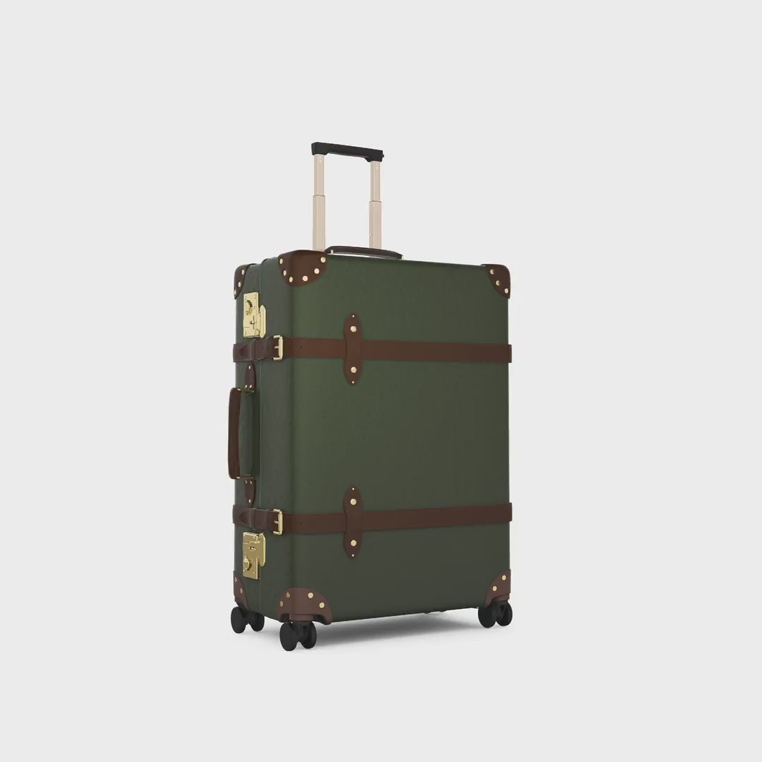 Centenary · Large Check-In - 4 Wheels | Green/Brown