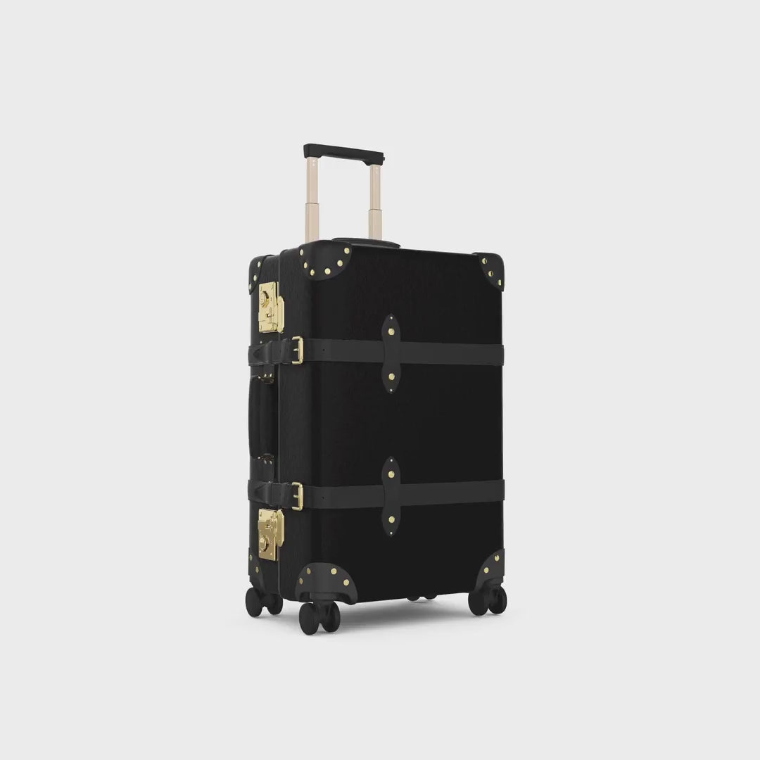 Centenary · Medium Check-In - 4 Wheels | Black/Black/Gold