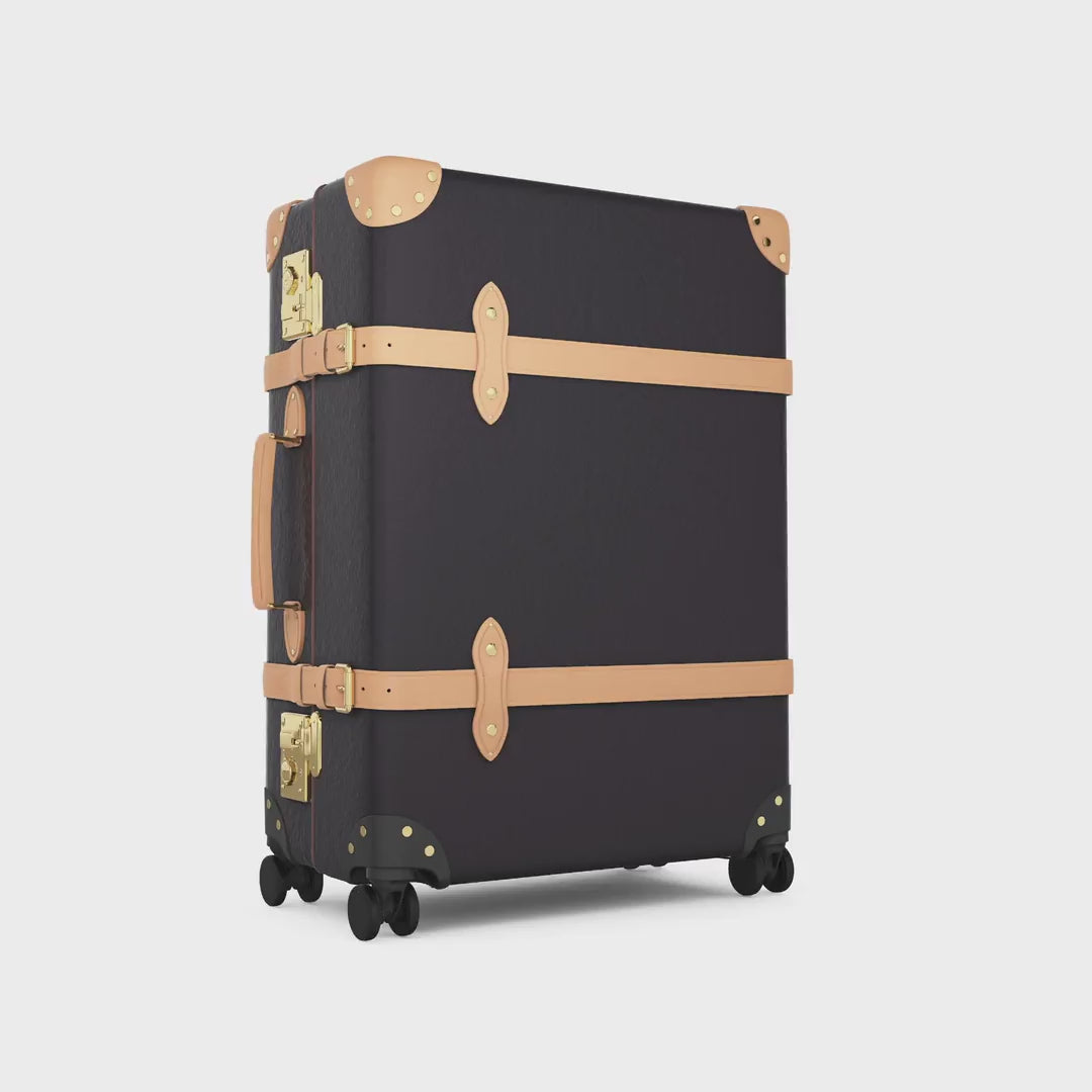 Safari · Large Check-In - 4 Wheels | Brown/Natural