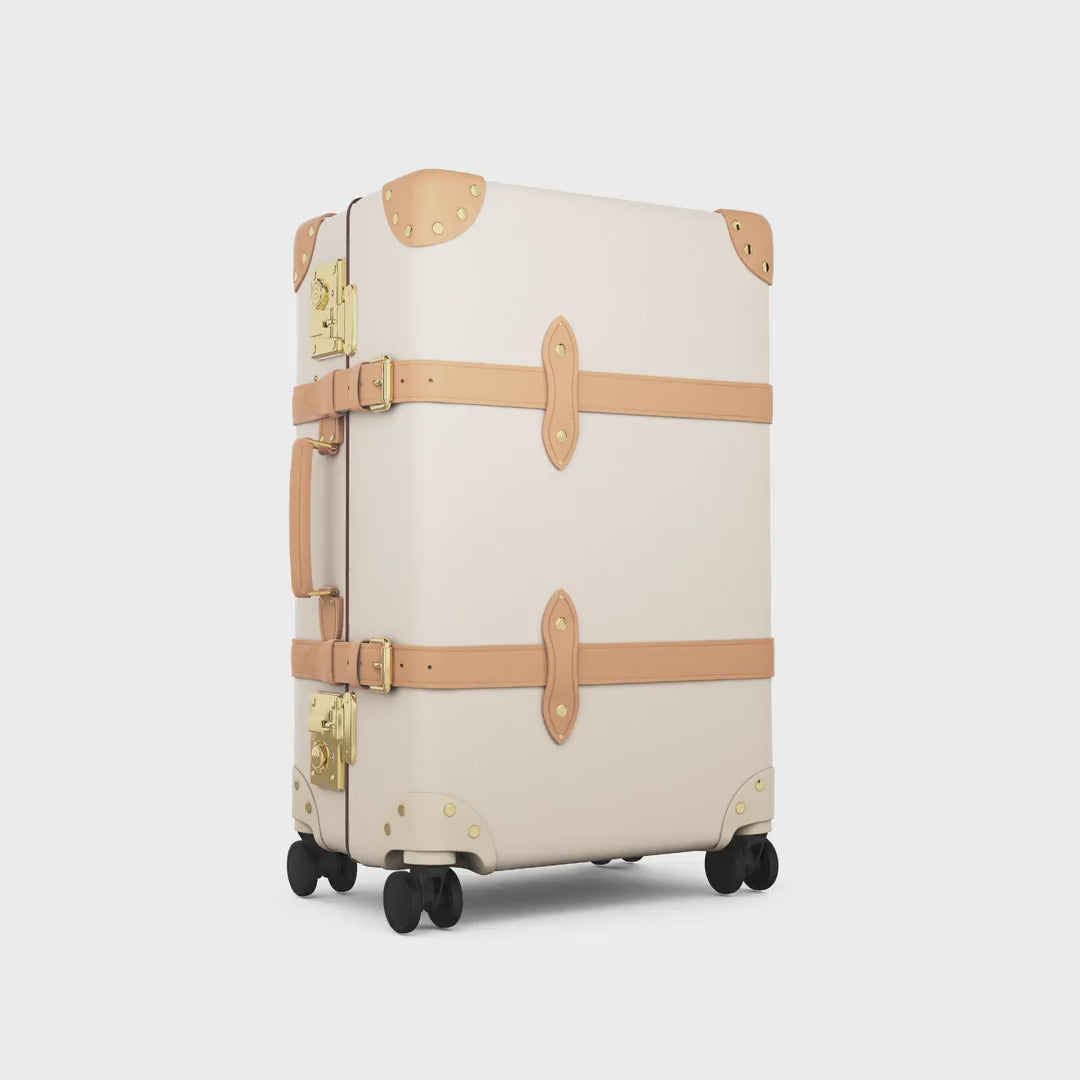 Safari · Medium Check-In - 4 Wheels | Ivory/Natural