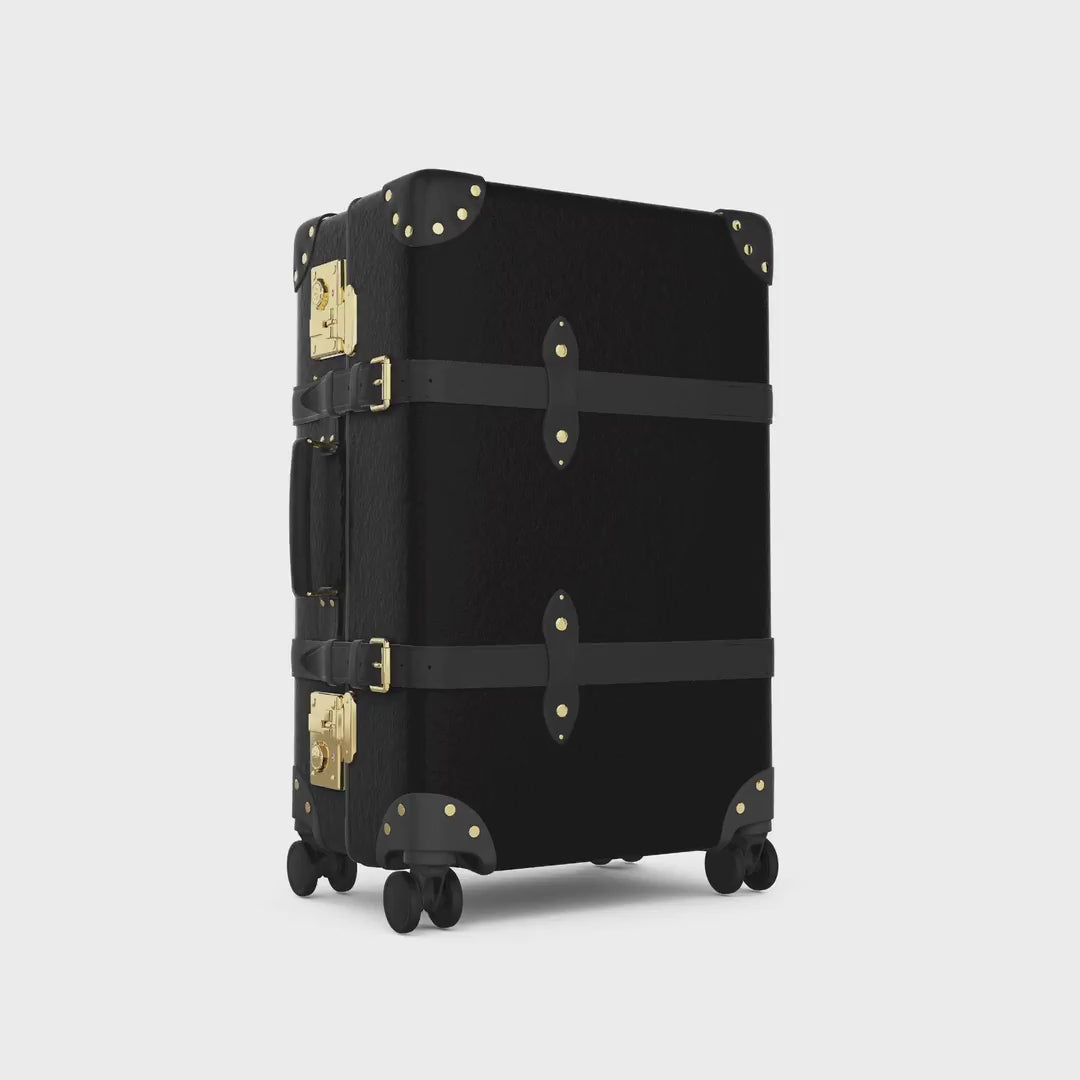 Centenary · Medium Check-In - 4 Wheels | Black/Black/Gold