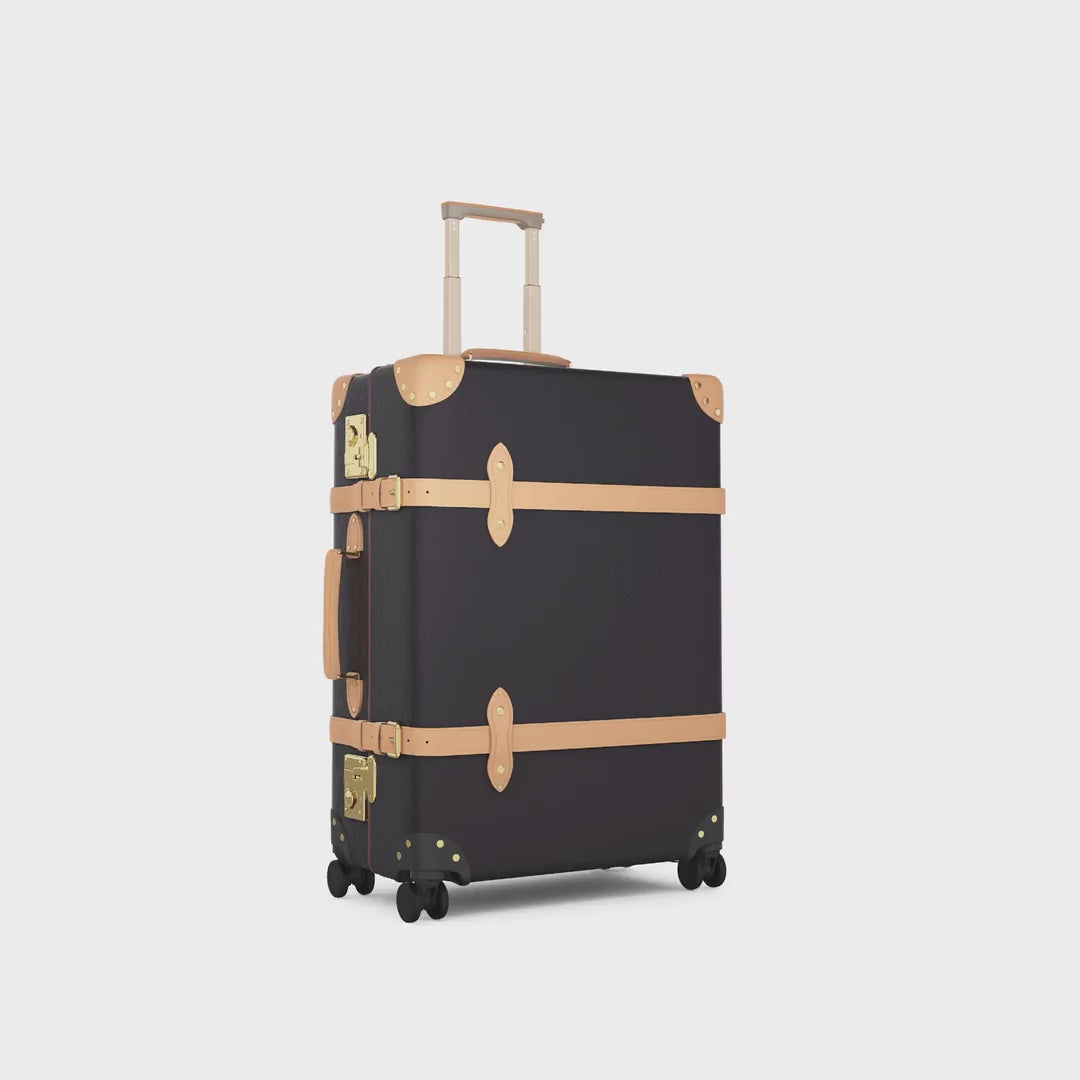 Safari · Carry-On - 4 Wheels | Brown/Natural/Gold