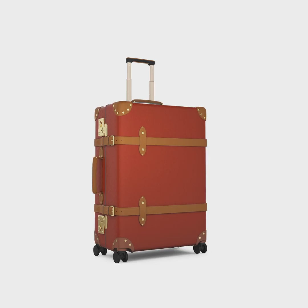 Centenary · Carry-On - 4 Wheels | Red/Caramel/Gold