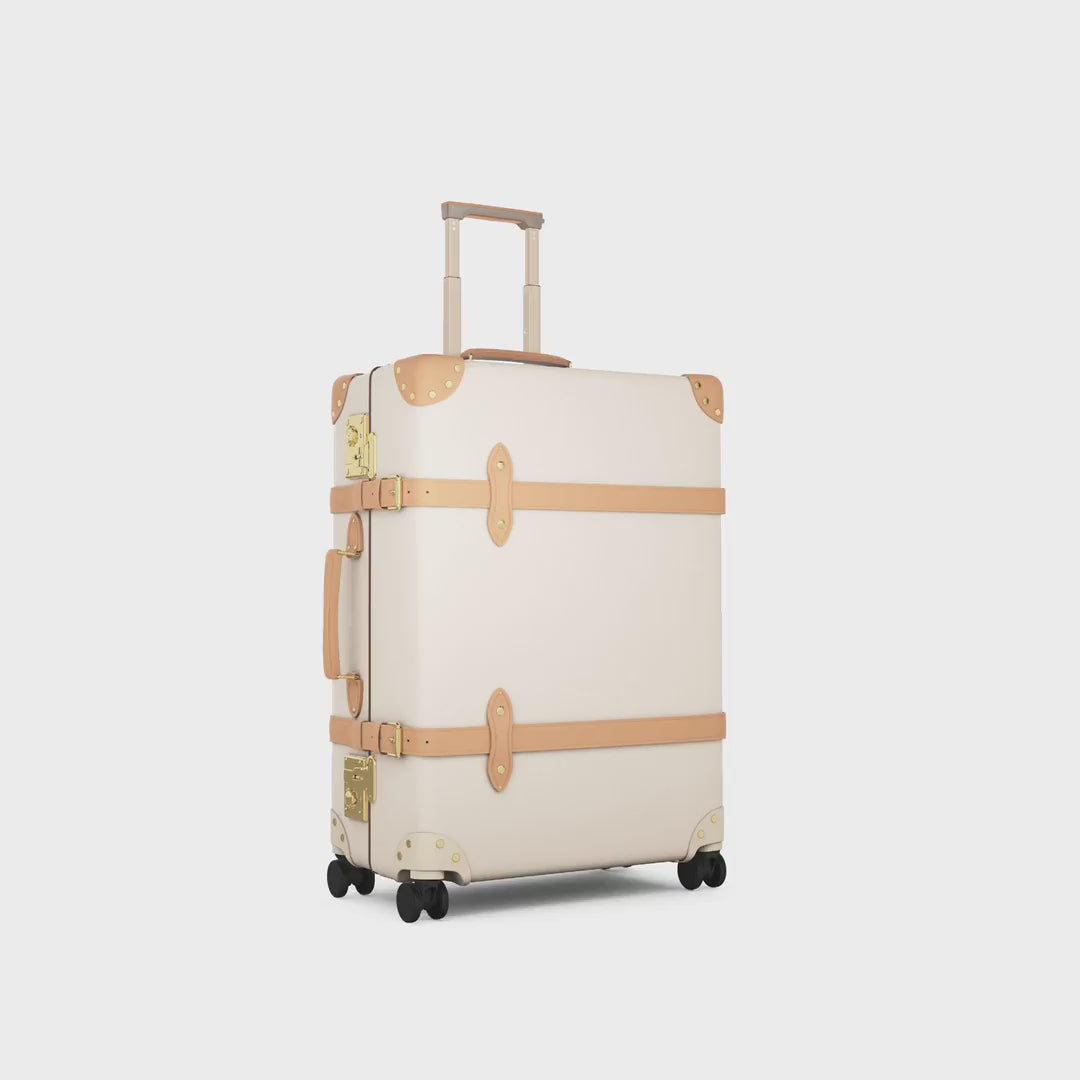 Safari · Carry-On - 4 Wheels | Ivory/Natural/Gold