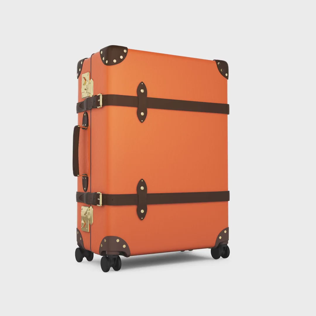 Centenary · Large Check-In - 4 Wheels | Marmalade/Brown