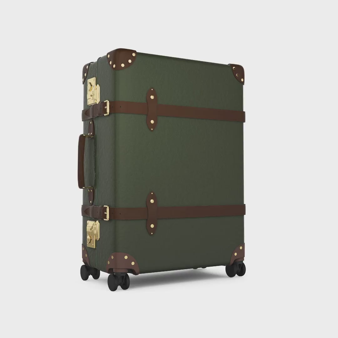 Centenary · Carry-On - 4 Wheels | Green/Brown/Gold