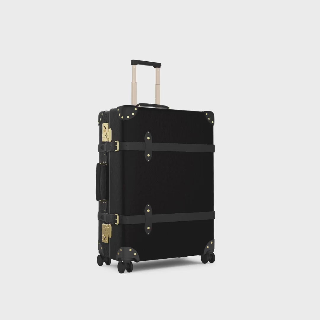 Centenary · Large Check-In - 4 Wheels | Black/Black/Gold