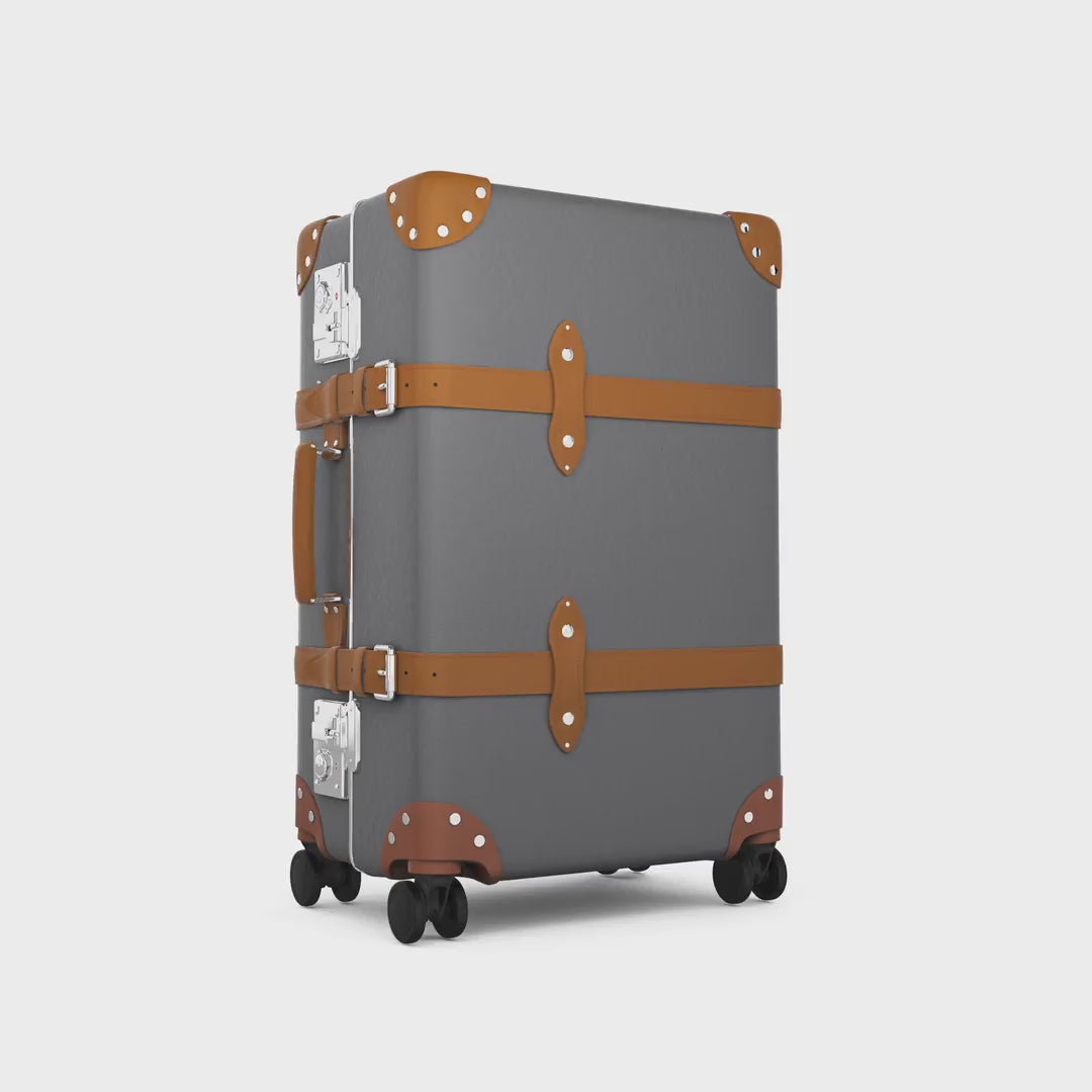 Centenary · Medium Check-In - 4 Wheels | Grey/Caramel