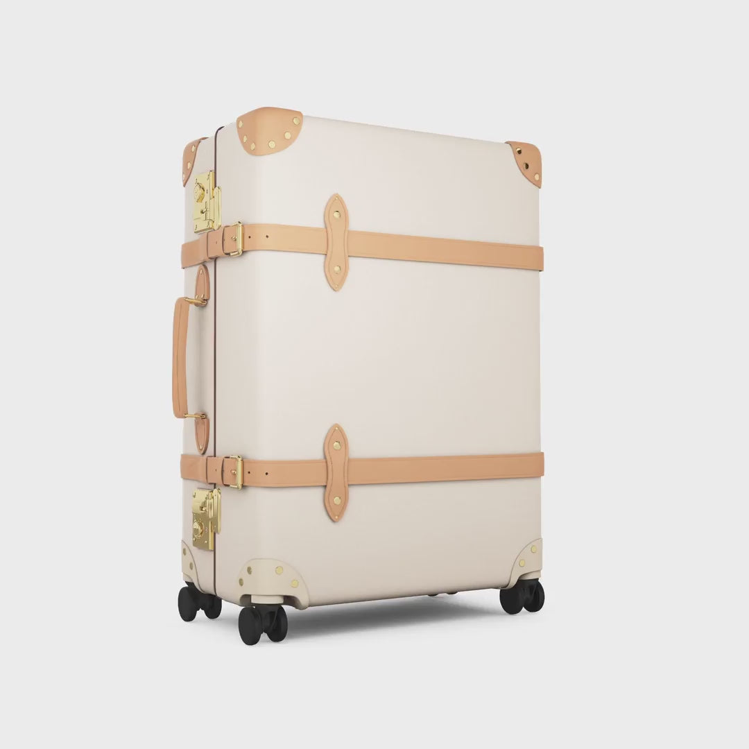 Safari · Carry-On - 4 Wheels | Ivory/Natural/Gold