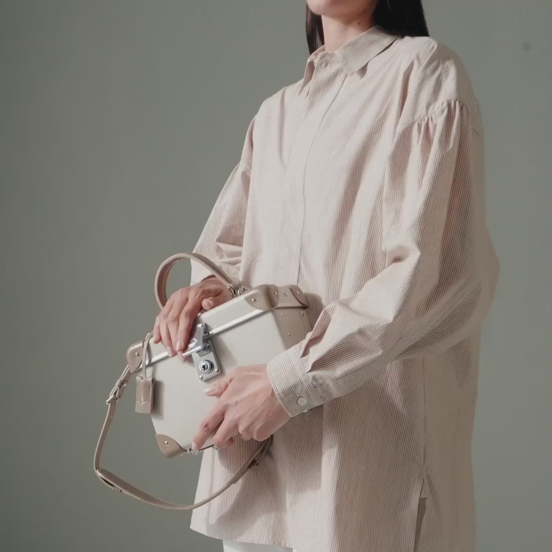 Load video: Centenary · The Handbag - Small | Black/Black/Chrome