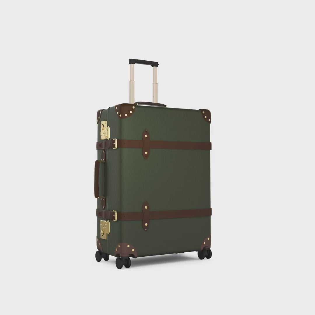 Centenary · Carry-On - 4 Wheels | Green/Brown/Gold