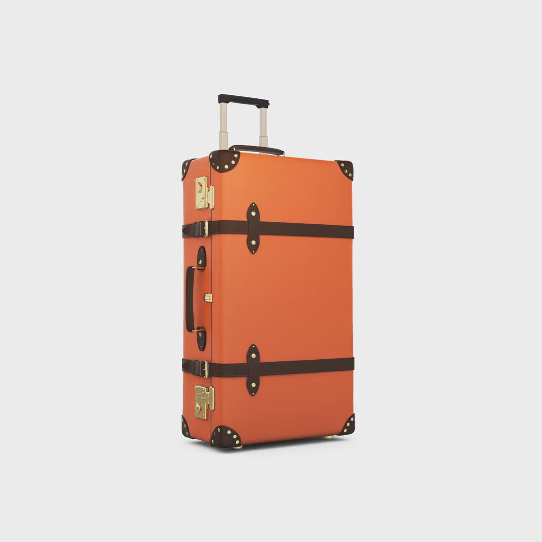 Centenary · Large Check-In - 2 Wheels | Marmalade/Brown