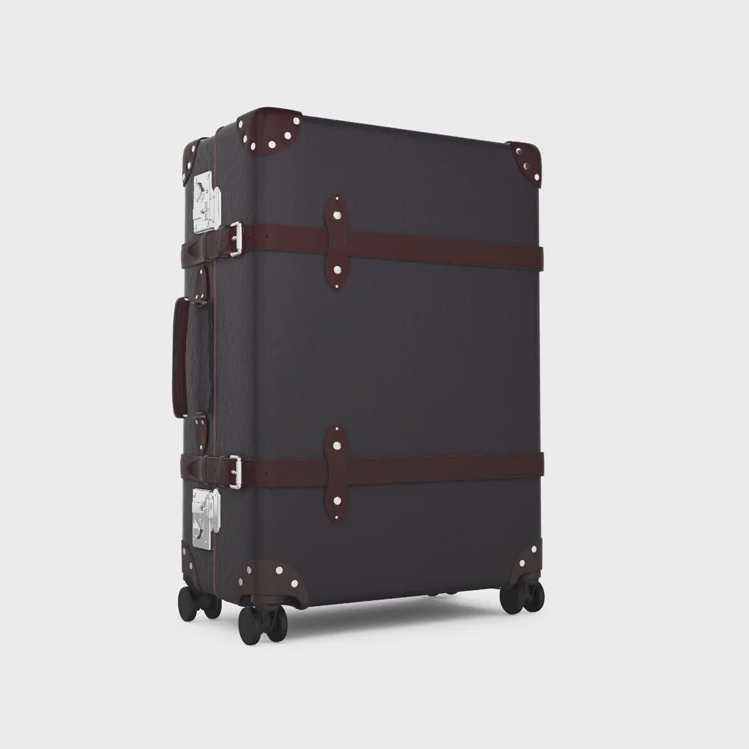 Centenary · Carry-On - 4 Wheels | Brown/Burgundy/Chrome