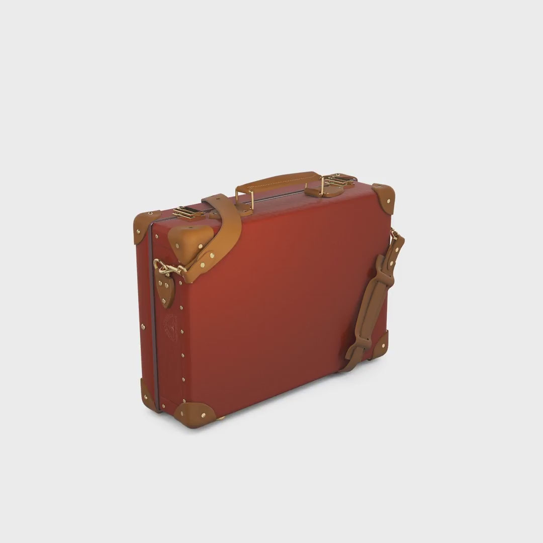 Centenary · Small Attaché | Red/Caramel