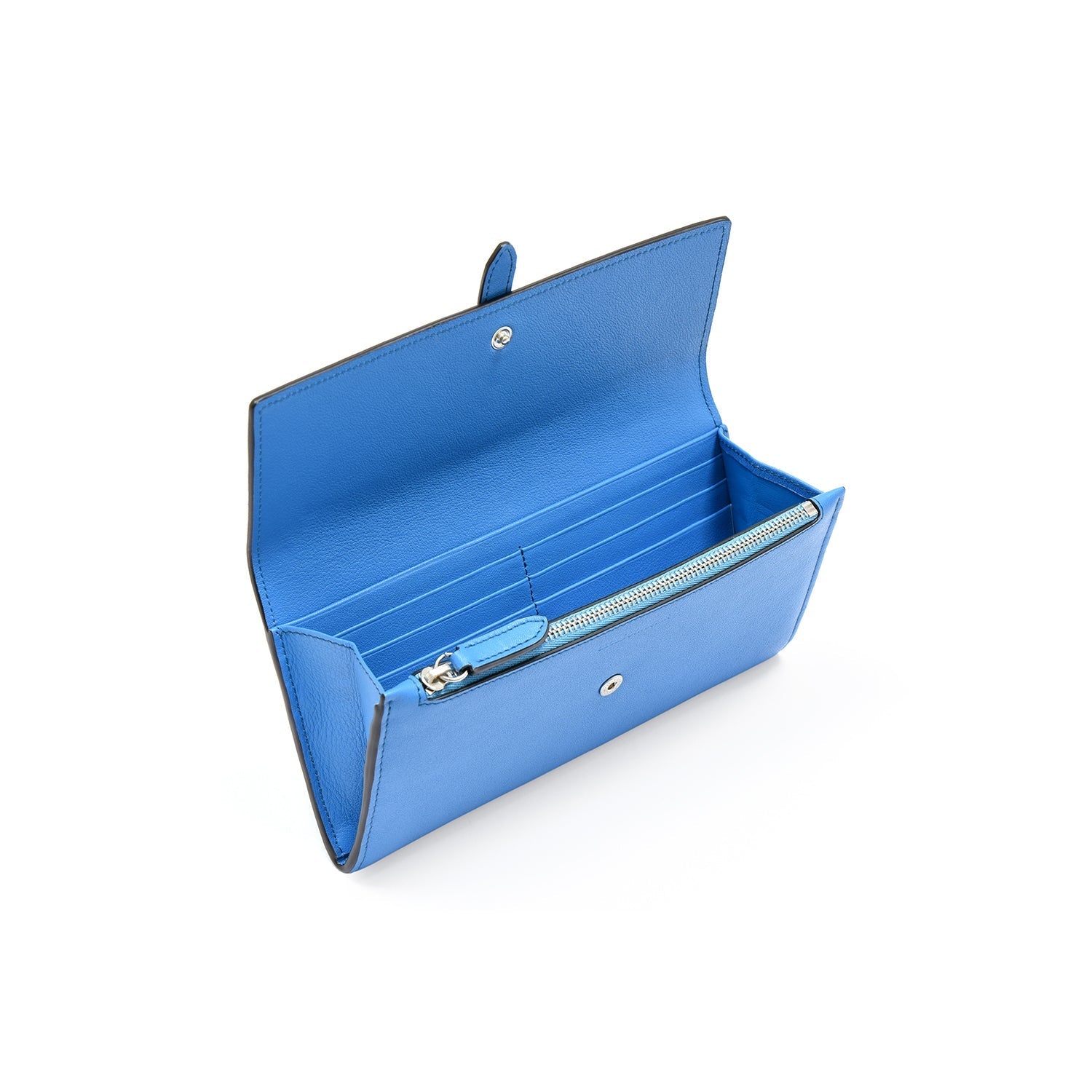 1897 · Flap Over Purse | Bright Blue - GLOBE-TROTTER