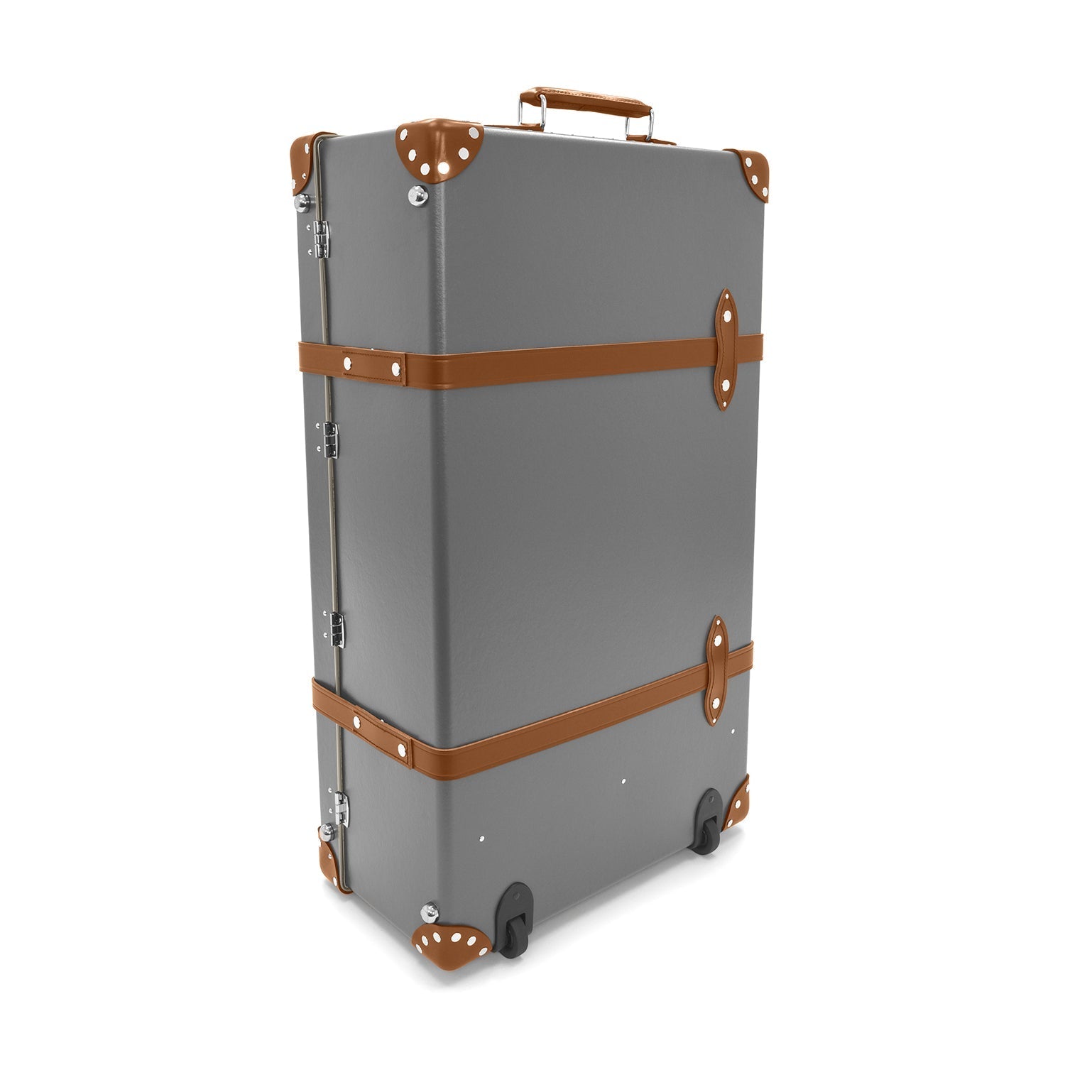 Centenary · XL Suitcase | Grey/Caramel - GLOBE-TROTTER