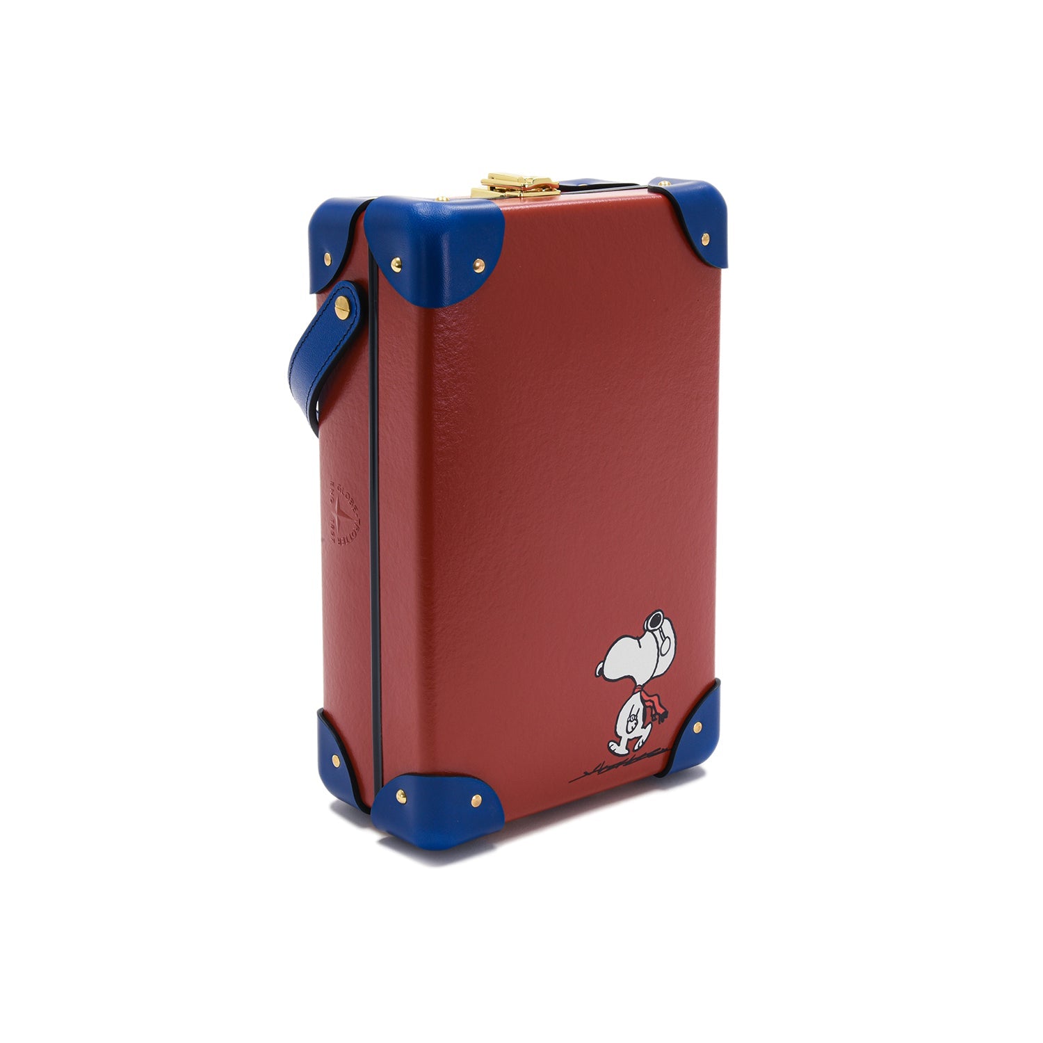 PEANUTS · 6-Slot Watch Case | Red/Blue