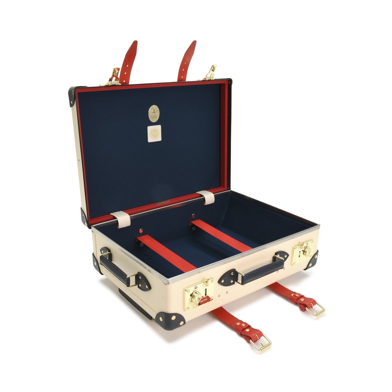 Coronation Special · Carry-On - 2 Wheels | Ivory/Navy/Brass