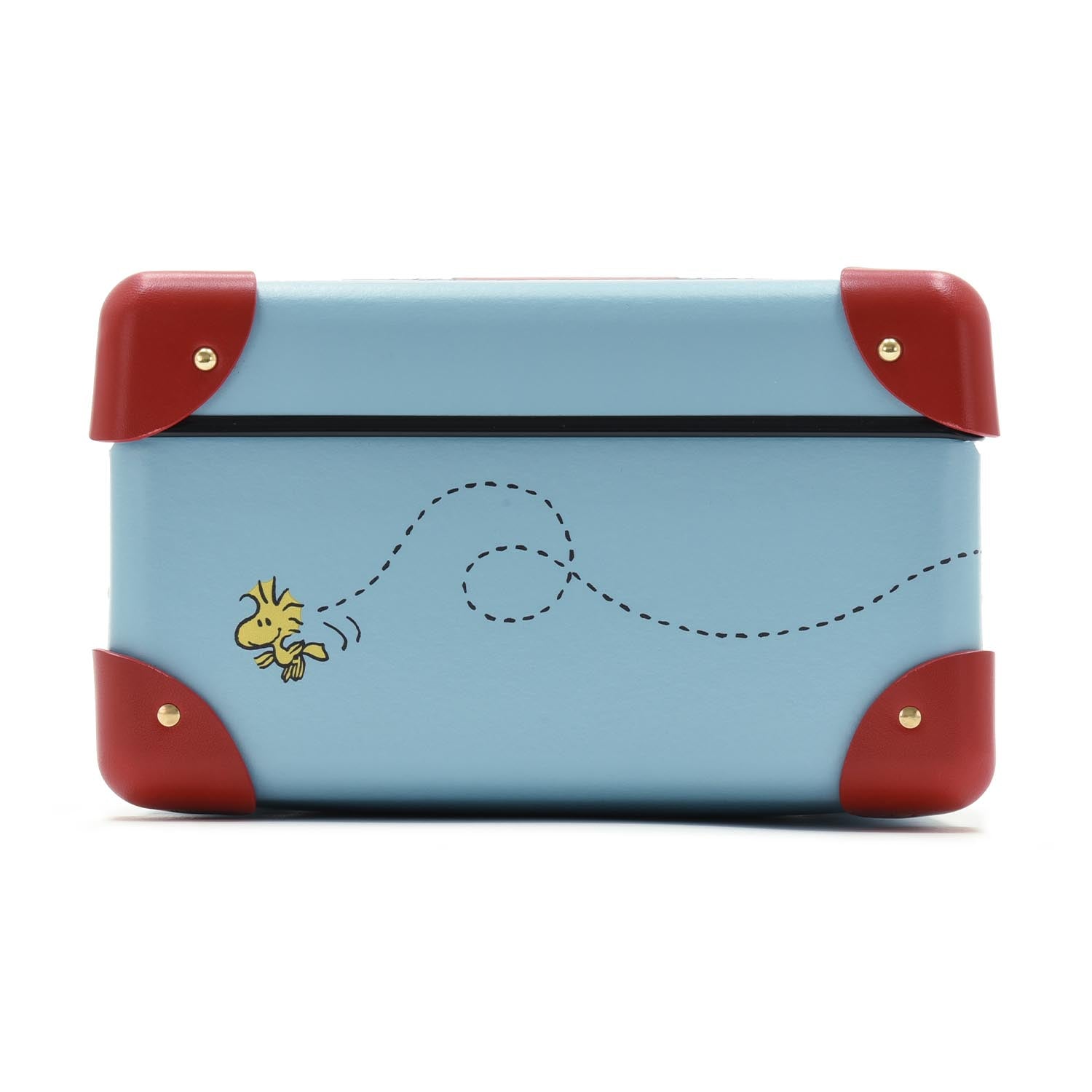 Peanuts · Small Storage Box | Linus Blue/Red - GLOBE-TROTTER